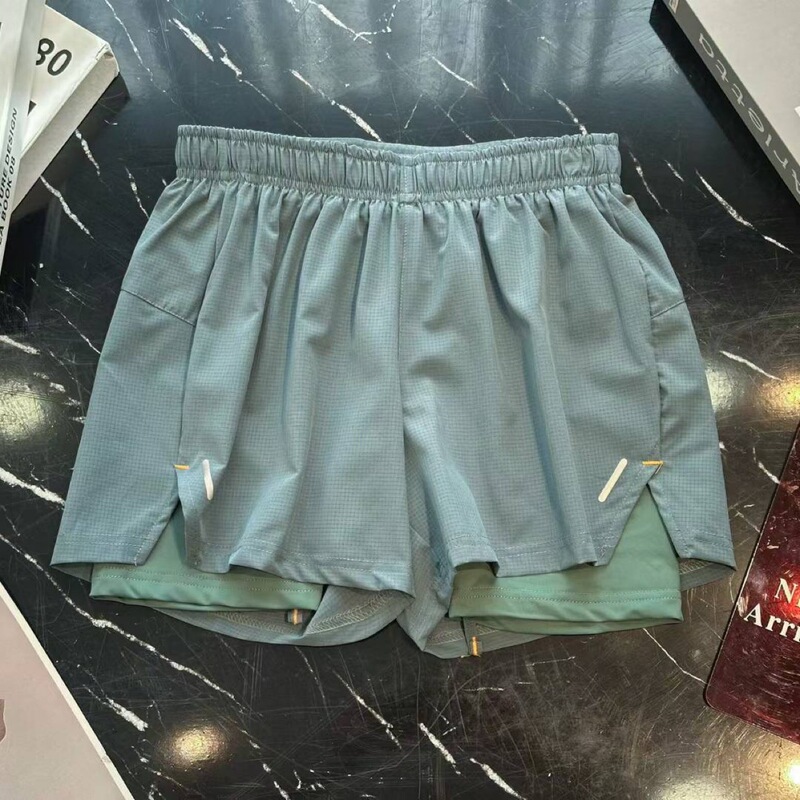 Women's American Retro Marathon Two-In-One Lined Pants Spring Outdoor Sports Running Quick-Drying Casual Shorts Women's American Retro Marathon Two-In-One Lined Pants Spring Outdoor Sports Running Quick-Drying Casual Shorts