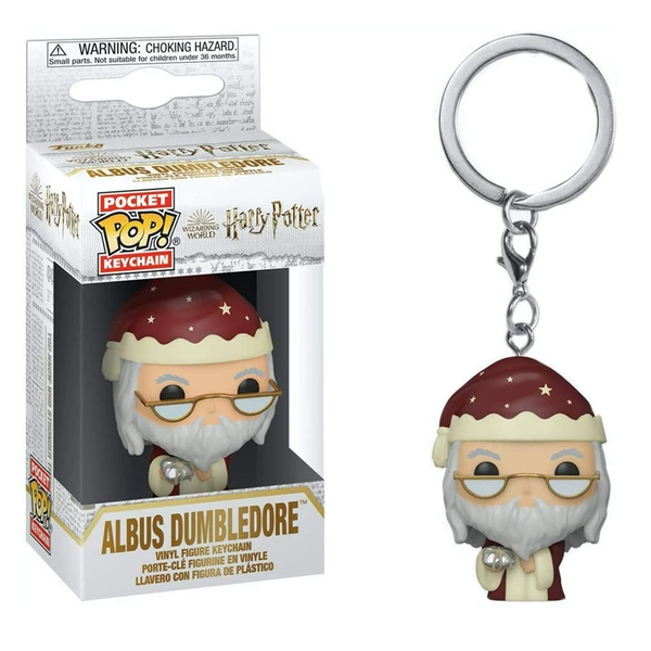 Dumbledore Christmas keychain