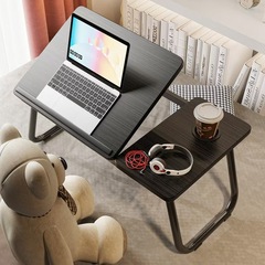 折り畳み可能な昇降デスクトップベッドの上の小さなテーブル家庭用机ノートパソコン寝室怠け者寮学習テーブル