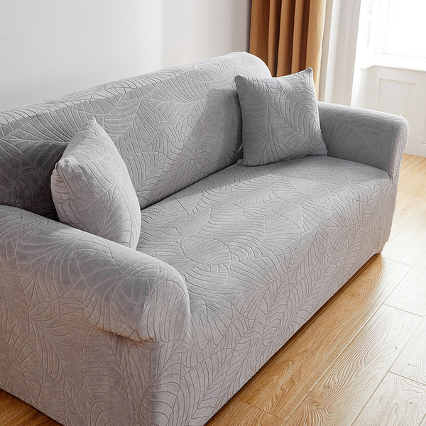 solid color elastic sofa for double
