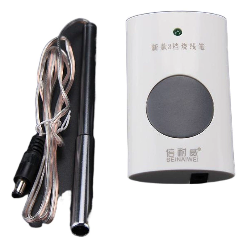 Новая ручка для сжигания проволоки ручной работы инструмент для резьбы по коже 3-зубчатая регулировка температуры деньги/Серебряный мешок головка с горячим проводом может заменить Электрический паяльник электрическая нагревательная ручка