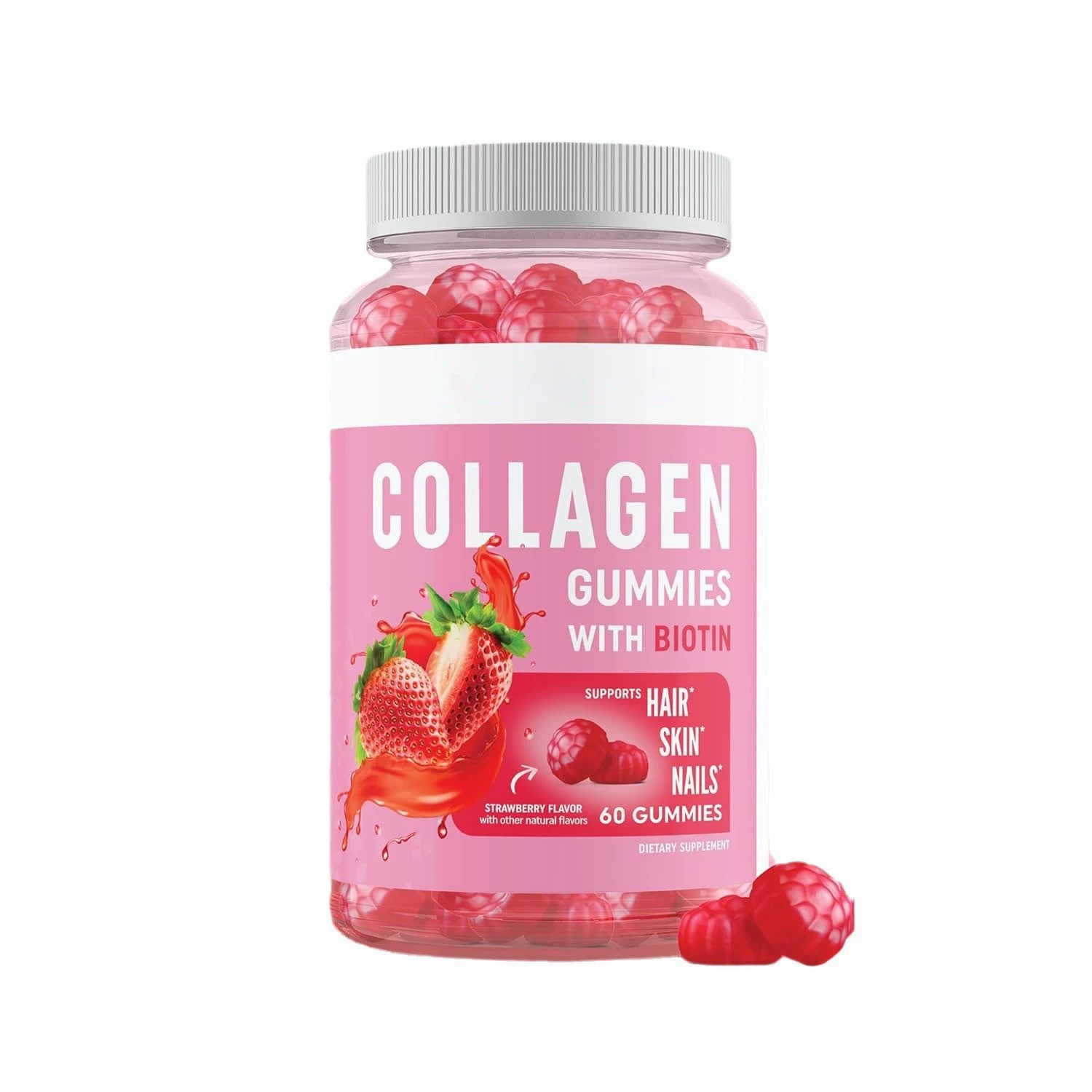 Трансграничная поставка коллагеновая помадка Collagen fudge клубничный аромат производитель поддерживает O EM