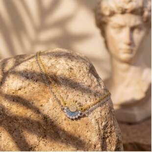 (Cross-border trading), fashionable necklace solar-powered, ring, high-quality style