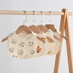 Water-absorbent and breathable 6-layer gauze children's saliva bag baby bib spit milk saliva towel baby summer saliva bib