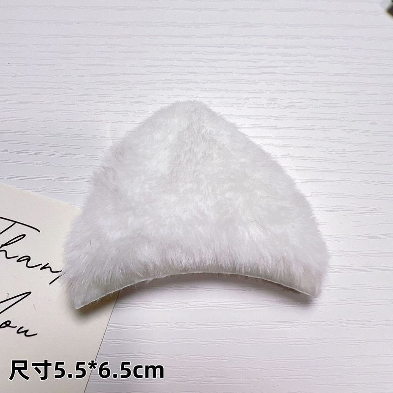双面毛绒兔毛猫耳朵辅料diy发箍配件儿童服装玩偶公仔耳朵配饰批|undefined