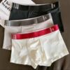 Black + light gray + white and red