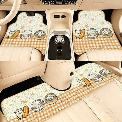 Removal Mats Car Protective Floor – Universal Foot Pad - sq0630-car-floor-mat-6-5065cm-two-piece-set-silk-circle-pvc