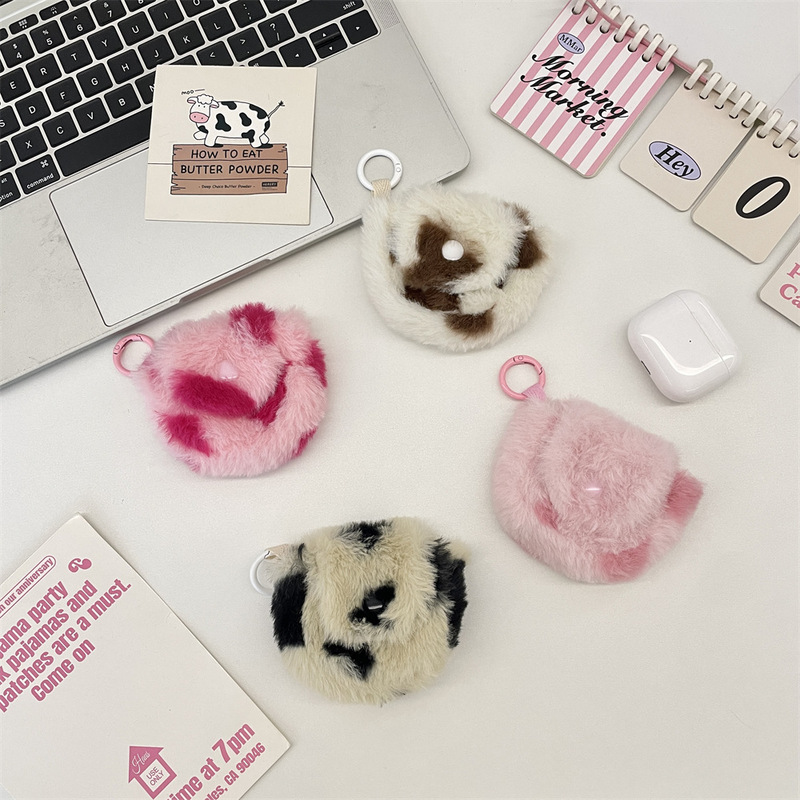 59263 Stuffed Love Portable Headphone Bag Neutral Bluetooth Headphone Shell Outing Protective Cover Women Travel Headphone Bag