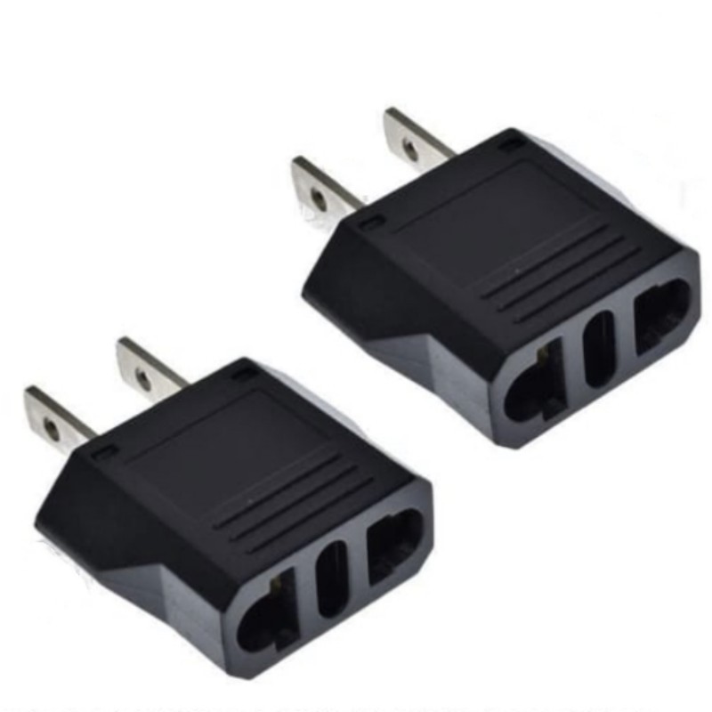 Pequeño estándar europeo transfronterizo, estándar de EE. UU., Conector de conversión estándar de Australia, adaptador de viaje redondo a plano, convertidor de toma de corriente de dos orificios image 9