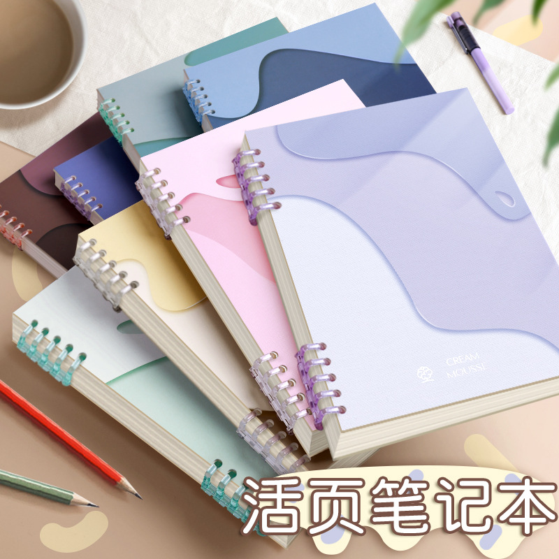 Lotes mixtos de [accesorios de hebilla de hoja] accesorios de aluminio de 5 agujeros engrosados cubierta de papel engrosado alrededor de 700 g engrosado