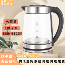 跨境燒水壺大容量水壺小電熱水壺家用不銹鋼電水壺熱水壺迷你恆溫