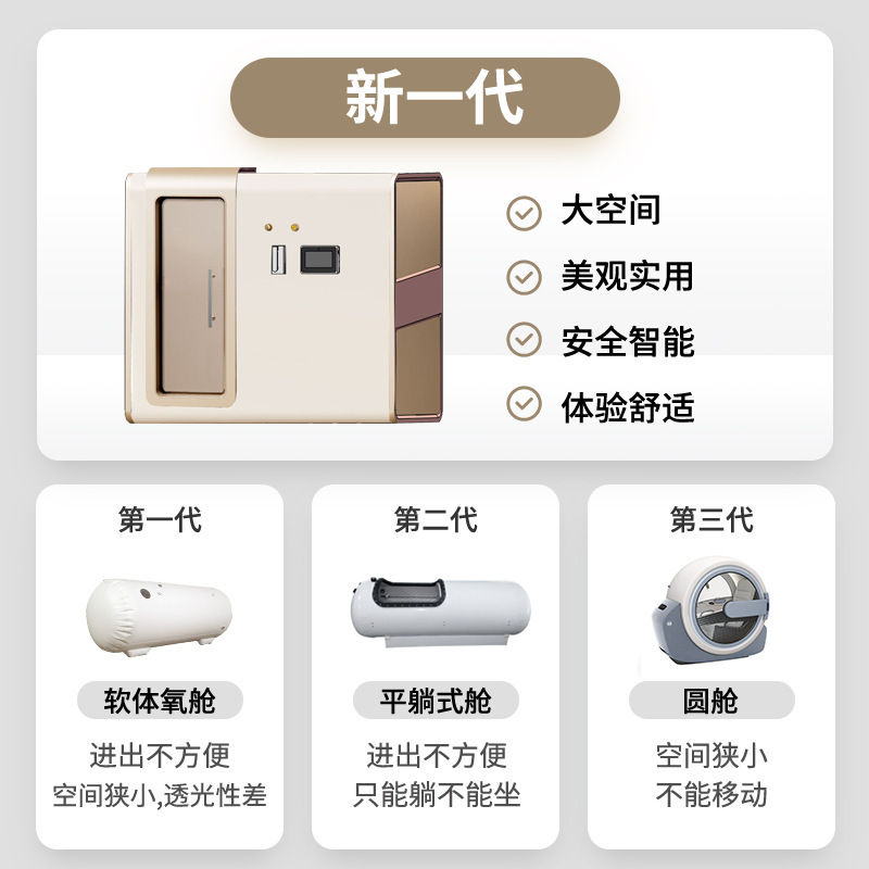 Yuanxiang 商業用微高圧酸素カプセル 新しい健康とウェルネスカプセル 家庭用理学療法と美容酸素カプセル ソース工場|undefined