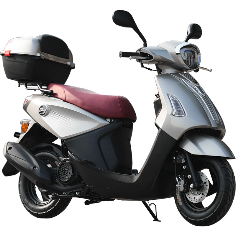Qiaoge tres generaciones de motocicleta de combustible Scooter Guo Si puede ser 125cc de dos ruedas de bicicleta de pedal de ahorro de combustible
