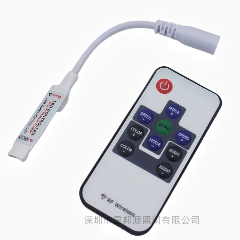 Small colorful LED light strip, wireless controller, 10 keys, 5v, 24v