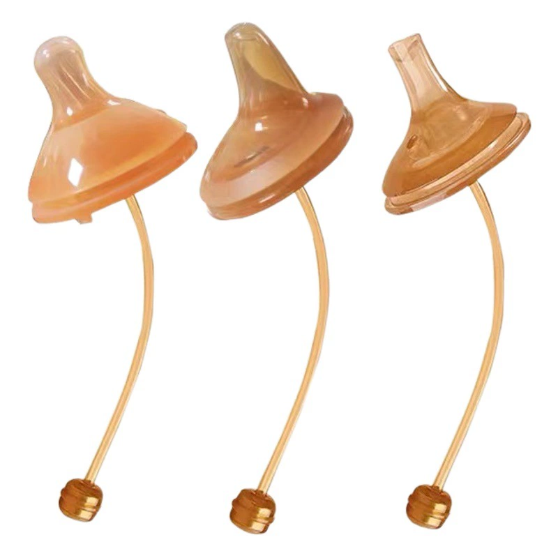 Соска Утконос обучающая Питьевая губа Gravity Ball Straw Детские универсальные аксессуары для бутылочек с широким горлом Nano Silver Duckbill обучающая Питьевая губа