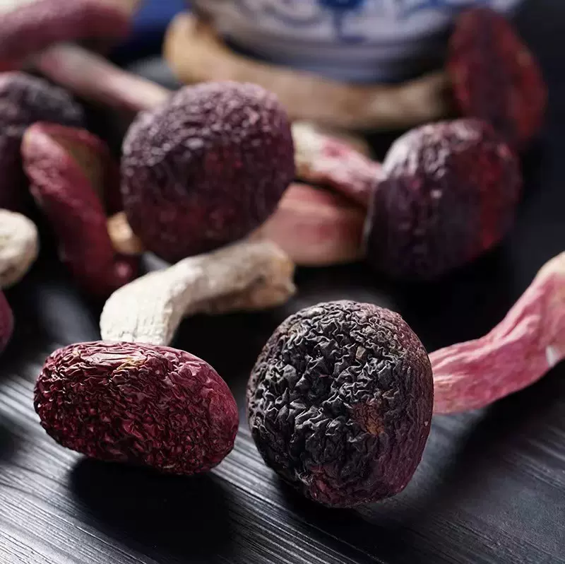 红菇干货小红菇丁特产蘑菇蓝底红菇月子孕妈滋补