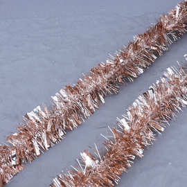 9公分四层5米长加密毛条 圣诞元旦装饰节日喜庆用品茜草拉花彩条