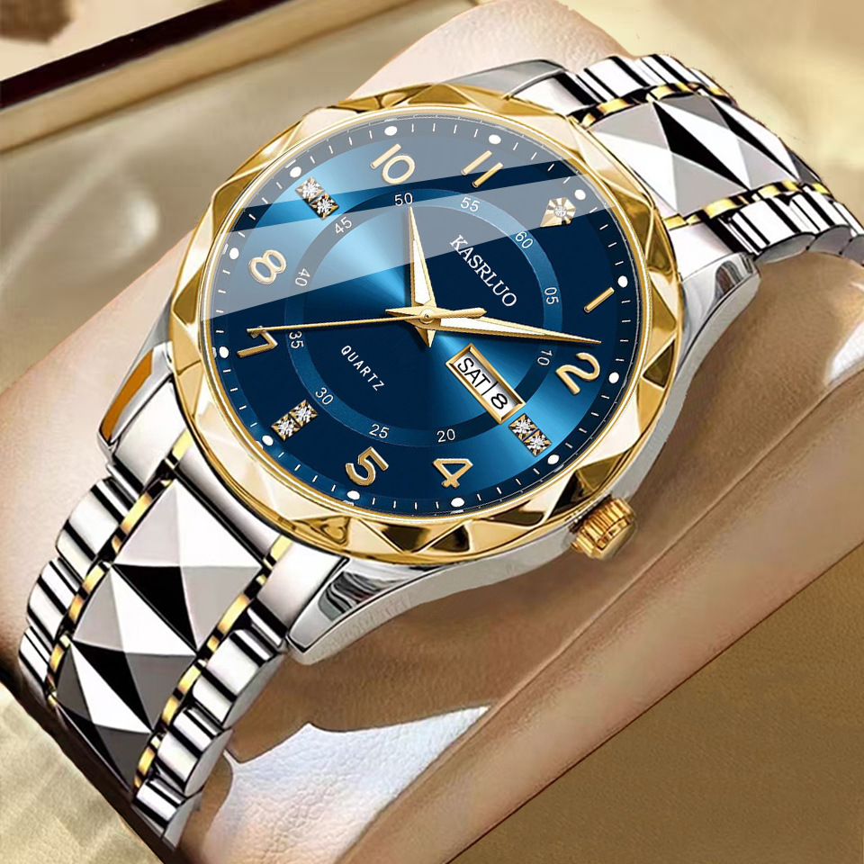Mechanical Wristwatch For Men With Dual Calendar And Luminous Dial_voghion.com