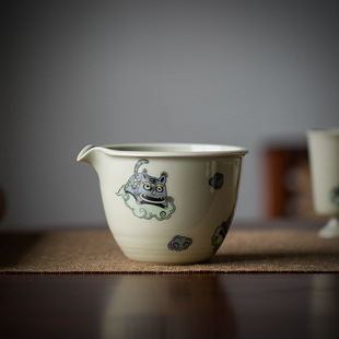 Mihe glaze like Tiger Tianyi Gongdao Cup household creative tea dispenser ceramic tea Sea Tiger year zodiac kung fu tea cup