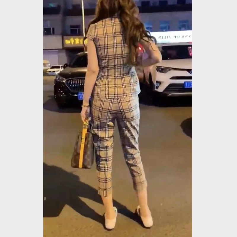 A4253 610K ĐỒ BỘ NỮ MEITYBA CẢ BỘ 2 MÓN MÙA HÈ KẺ CARO THỜI TRANG NỮ G02 SẢN PHẨM MỚI