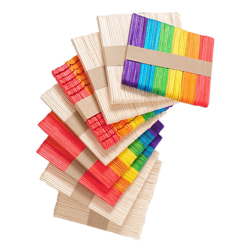 Ice Cream Sticks, Colorful Wooden Popsicle Sticks, DIY Handmade Materials, Wooden Sticks, Ice Cream Sticks, Popsicle Sticks Ice Cream Sticks, Colorful Wooden Popsicle Sticks, DIY Handmade Materials, Wooden Sticks, Ice Cream Sticks, Popsicle Sticks