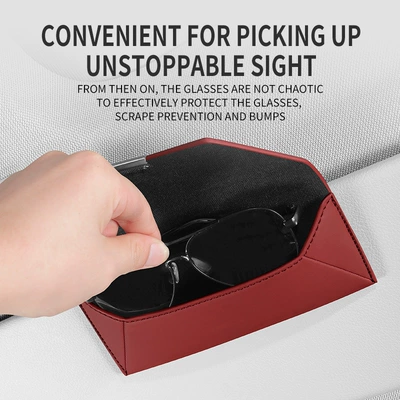 Car Glasses Clip/Bill Clip car glasses box sun