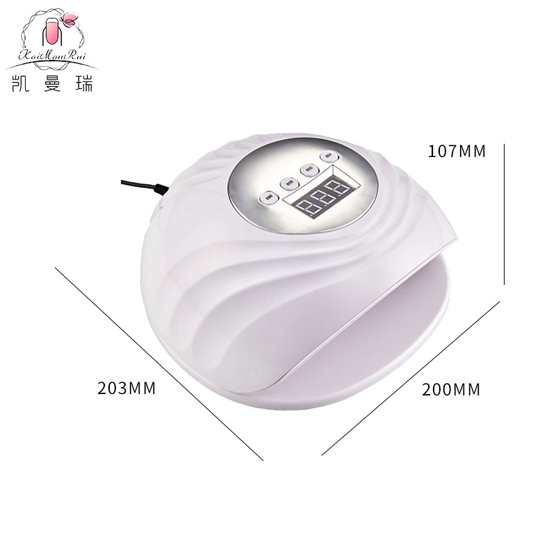 Lámpara de Uñas Transfronteriza F8, Lámpara de Fototerapia Inteligente para Uñas, Lámpara de Curado de Gel para Uñas de Alta Potencia para Salón de Uñas, Fabricante Mayorista