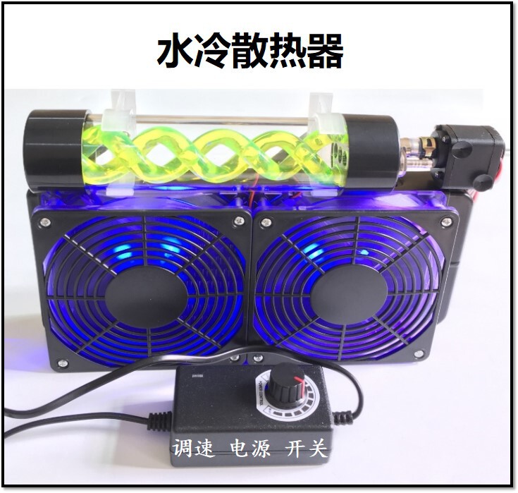 ノートパソコン水冷外付け放熱器改造一体外付け機放熱銅管液冷セットは水を戻すことができます。|undefined