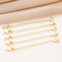 18k�����ɫ�~�������ˮ�μ��L�β��ֹ�diy��������L�