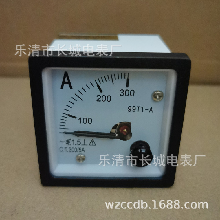 供应长城电表厂 99T1 300/5 交流电流表 48X48