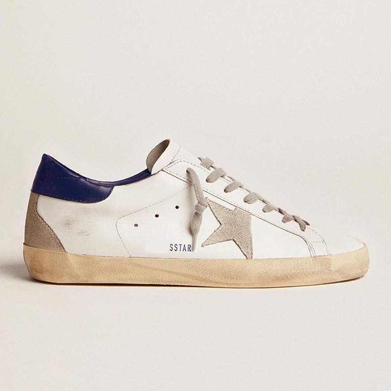 Coreano 2026 cuero hecho viejos zapatos sucios pareja zapatos de estrellas sucios zapatos casuales de moda de skate zapatos blancos pequeños