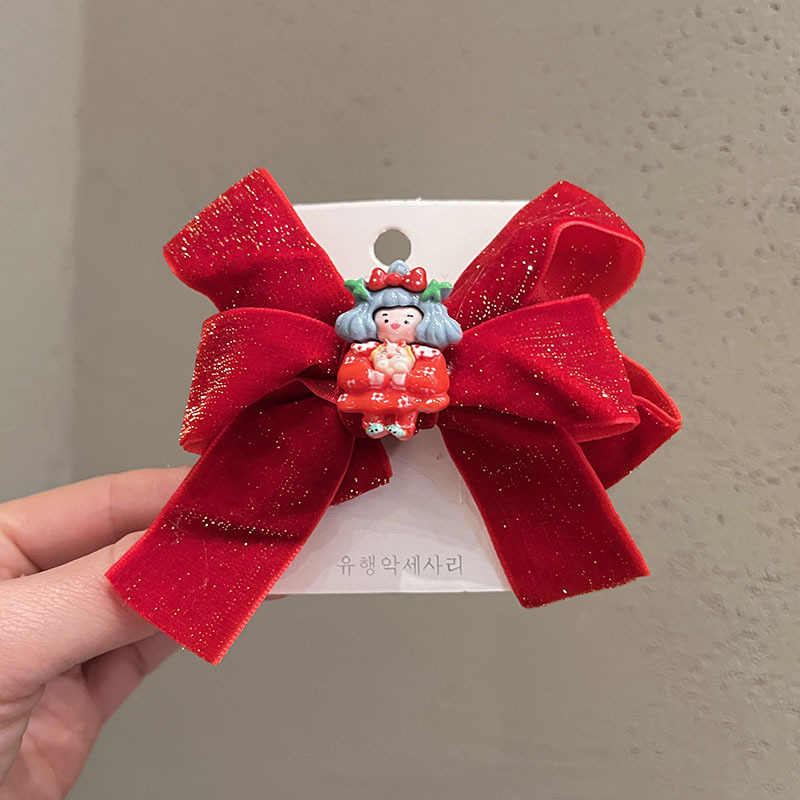 다크 레드 Y4-2 머리핀