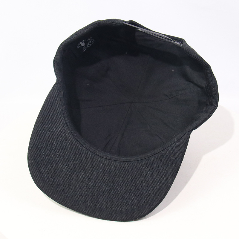 Sombrero de logotipo grande para hombres top profundo bordado tridimensional turismo sombrilla callejera mujer hip hop estilo adulto sombrero de borde plano personalizado