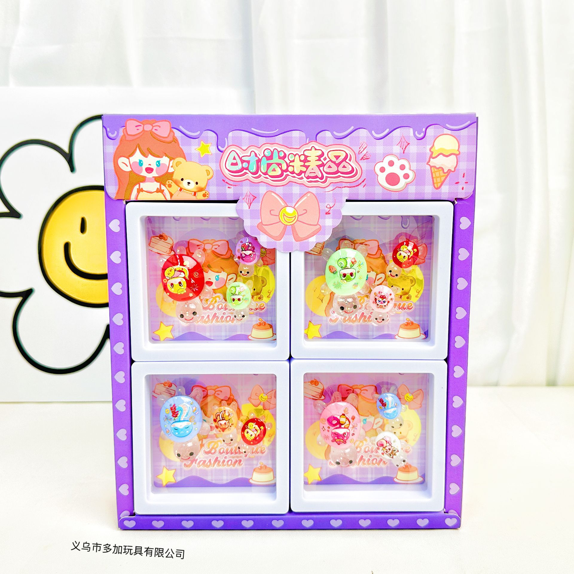 B serpiente en caja boutique para ejecutar tortuga una campana de caja grande dos pequeños colgantes de resina adornos juguetes muñecas