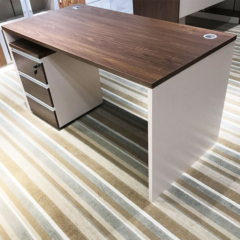 Fashionable Panel Computer Desk Office Computer Desk Company Staff Workbench with Small Cabinet Desk Printer Table Fashionable Panel Computer Desk Office Computer Desk Company Staff Workbench with Small Cabinet Desk Printer Table