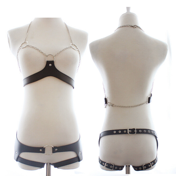 Tendencia de venta caliente de mujeres bondage rendimiento camiseta SM herramientas cuerpo completo juguetes para adultos atar accesorios de sexo femenino