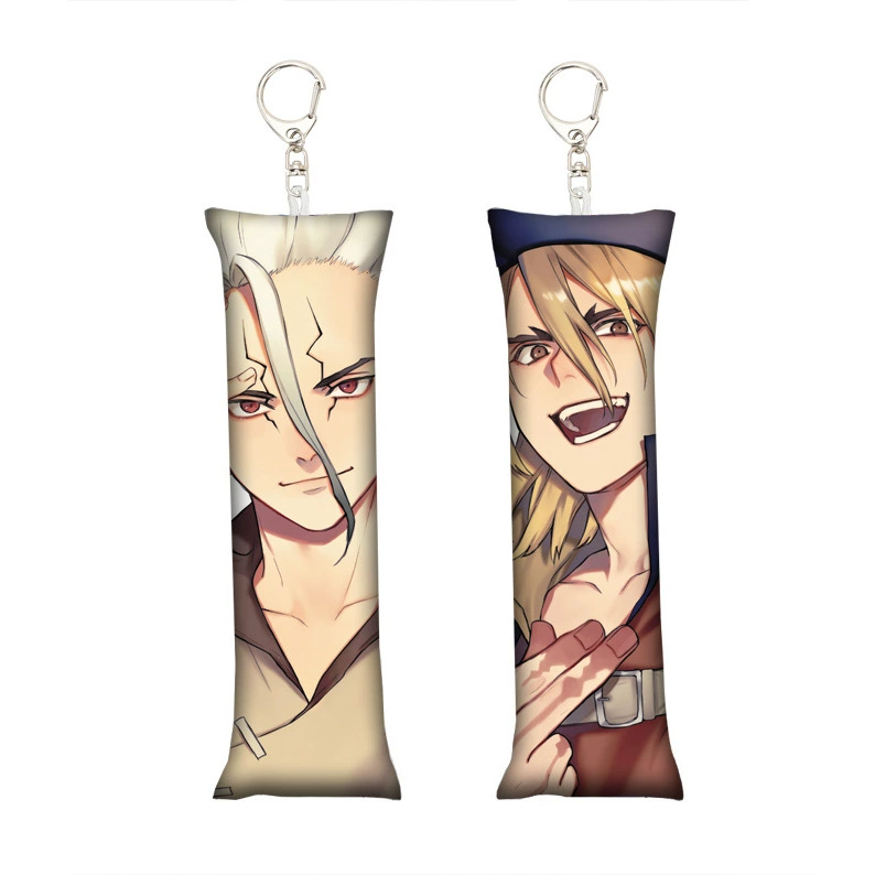 [动漫石纪元石神千空小抱枕钥匙扣迷你背包挂件Mini Dakimakura] → Аниме Эпоха Каменного мира: 千空 мини-подушка брелок рюкзак