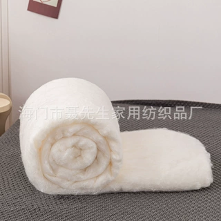 定制柞蚕丝胎裸胎100蚕丝光胎批发蚕丝丝胎蚕丝原料蚕丝被子被芯