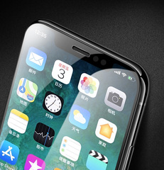 適用iPhone 15pro手機11大弧XR蘋果14 12絲印10D20D鋼化膜8plus13