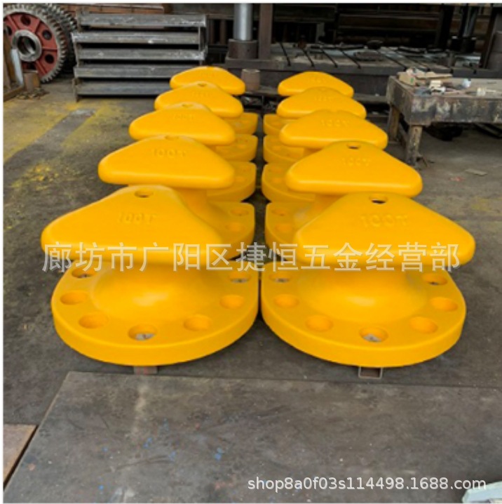 铸钢圆底单挡檐单柱双柱铸铁羊角系船柱缆桩码头系缆桩鸭嘴型带缆