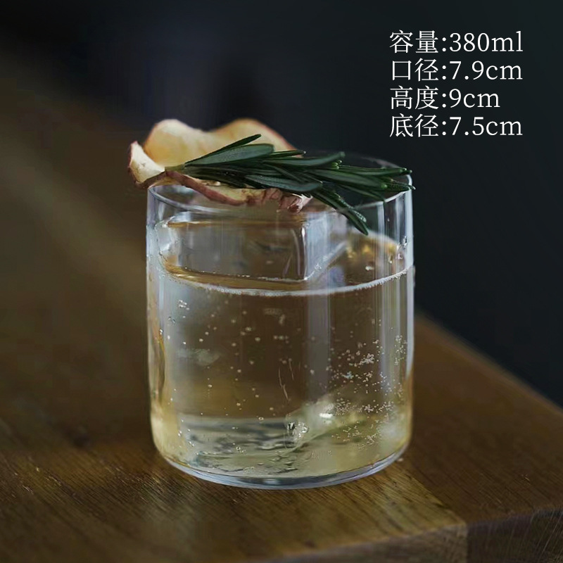 DWF01 vidrio de cristal taza clásica de whisky taza de hockey taza de cóctel japonesa taza de mezclador taza de vino