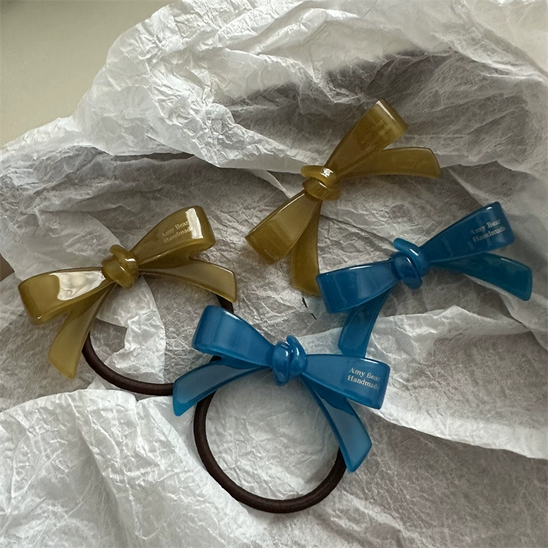 Cute hairgrip with bow, bangs, Korean style