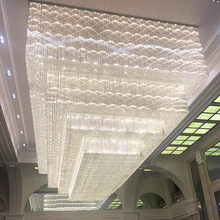 非标定制灯酒店大堂设计售楼部沙盘宴会厅水晶装饰灯定制灯具工厂