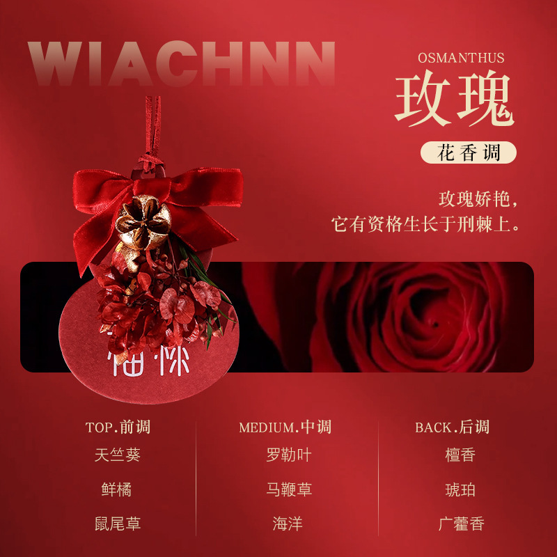 2025 Año Nuevo Fiesta de Año Nuevo automóvil sólido fragrancia pieza de fragrancia perfumada