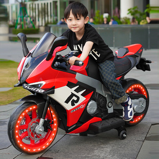 Oversized children's electric motorcycle 3-7-10 years old boys and girls baby rechargeable two-wheeled toy for adults