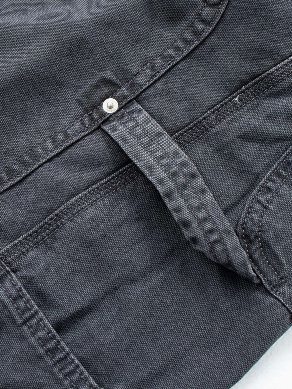 In-Stock Shipment 2025 Vintage Gray-Toned Workwear Wide-Leg Pants with Large Pocket Design, Loose-Fitting Jogger Casual Pants 4