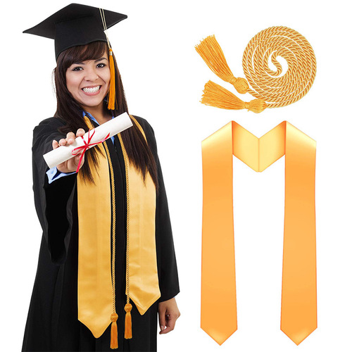 2026 European and American New Style Graduation Gowns for University Students Graduation Ceremony Set Direct Sales Wholesale