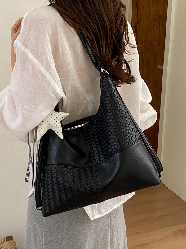 Bolsa multipropósito de gran capacidad para mujeres verano 2026 nueva moda empalme mochila de hombro de viaje bolsa de ocio
