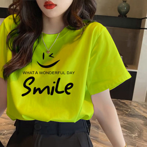 Klein Blue T-shirt for Women Short Sleeve 2025 Summer New Arrival European Style Fashionable Regular Shoulder Super Hot Top Round Neck Versatile Ins