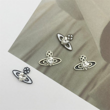 简约镶钻星球合金配件迷你彩色滴油饰品个性发饰手机壳DIY材料